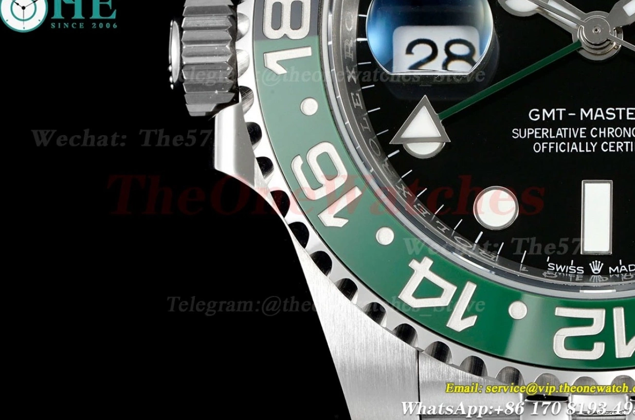 Sprite Master Jub SH3285 II GMT Black EWEF SS SS Dial 126720 40mm 1218